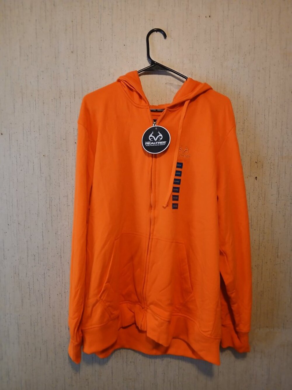 Realtree Full-Zip Hoodie – Blaze Orange